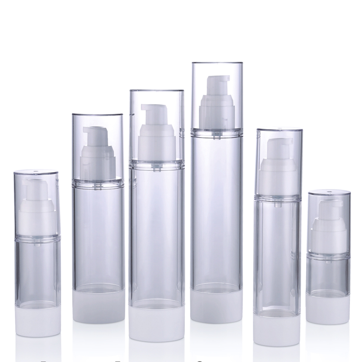 15ml 30ml 50ml 80ml 100ml 120ml pp به عنوان بطری پمپ اسپری بطری پمپ بدون هوا بطری L01