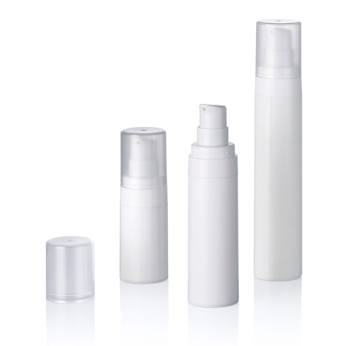 15ml 30ml 50ml پلاستیکی پلاستیک PP SNAP SNAP CREAM LUTION بطری بطری بدون هوا L16