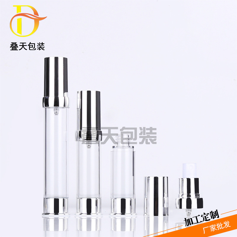 بطری عطر سازنده عطر شفاف زیر بطری 15 20 30 میلی لیتر بطری بطری خلاء آب لوازم آرایشی