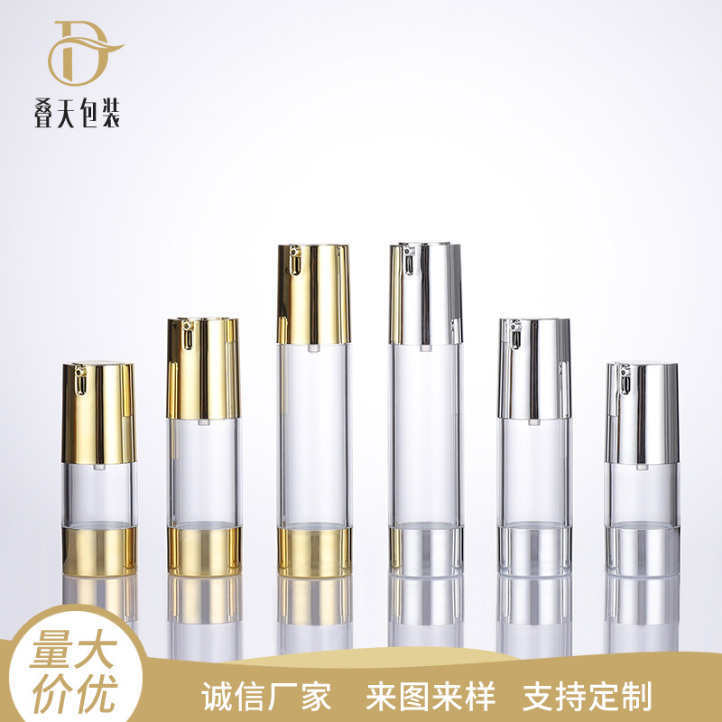بطری شامپو لوسیون کت و شلوار سفر 15 20 30ml شفاف بطری خلاء U شکل بطری لوسیون عمده فروشی